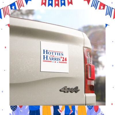Hotties For Harris 24 Car Magnet