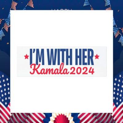 I'm With Her Kamala 2024 Car Magnet