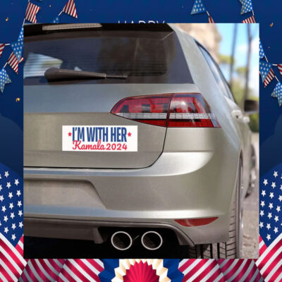 I'm With Her Kamala 2024 Car Magnet