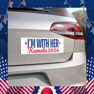 I'm With Her Kamala 2024 Car Magnet