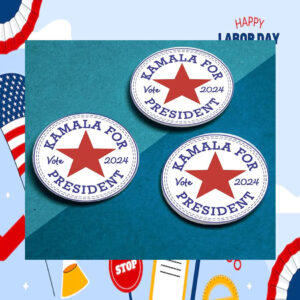 Kamala For President Vote 2024 Pin Button