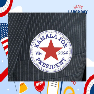 Kamala For President Vote 2024 Pin Button