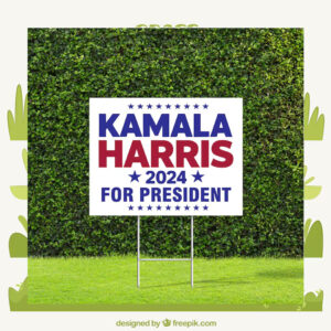 Kamala Harris 2024 For President Election Yard Signs