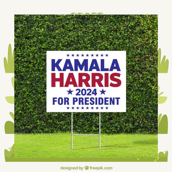 Kamala Harris 2024 For President Election Yard Signs