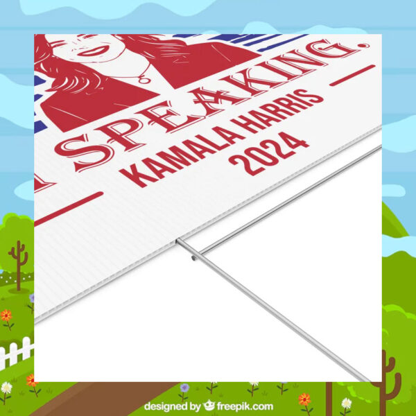 Kamala Harris 2024 I'm Speaking Election Yard Sign
