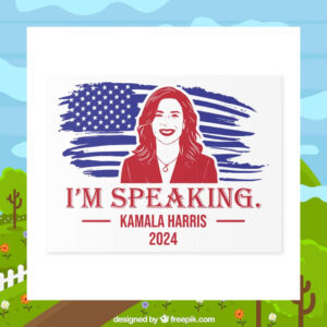 Kamala Harris 2024 I'm Speaking Election Yard Sign