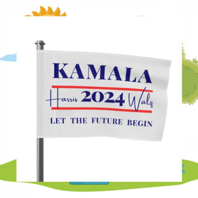 Kamala Harris 2024 Walz Let The Future Begin Flag