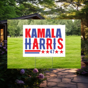 Kamala Harris 47 Yard Signs