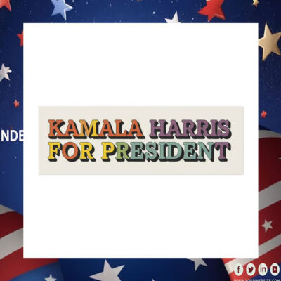 Kamala Harris For President 2024 Car Magnet