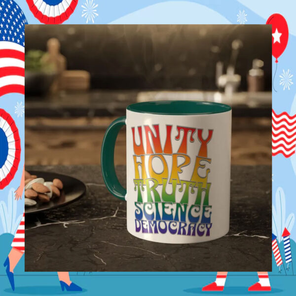 Kamala Harris Unity Hope Truth Science Democracy Mug