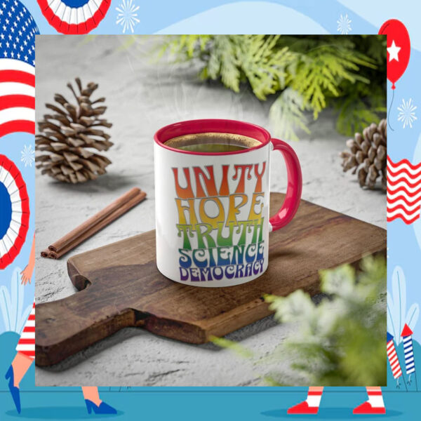 Kamala Harris Unity Hope Truth Science Democracy Mug