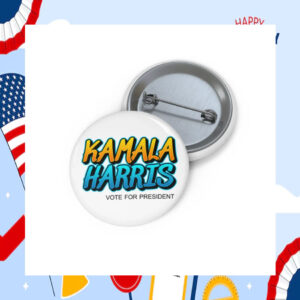 Kamala Harris Vote For President Button
