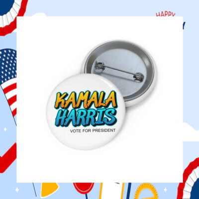 Kamala Harris Vote For President Button