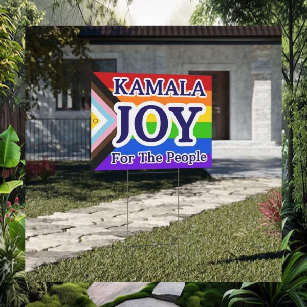 Kamala Joy For The People Yard Sign