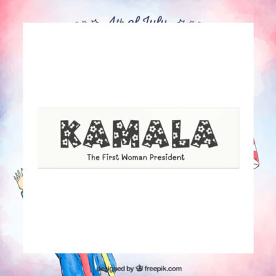 Kamala The First Woman President Car Magnet