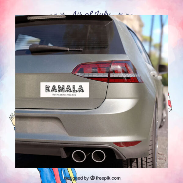 Kamala The First Woman President Car Magnet