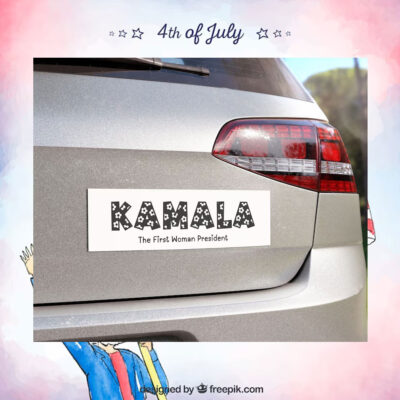 Kamala The First Woman President Car Magnet