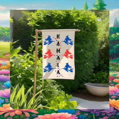 Kamala Witch Halloween Garden Flag