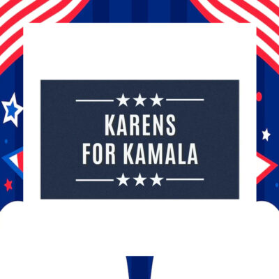 Karens For Kamala Car Magnet
