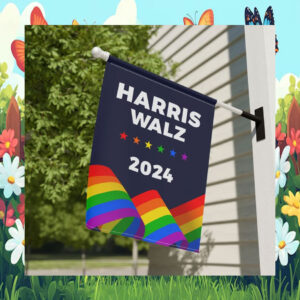 LGBT Vote Harris Walz 2024 Flags