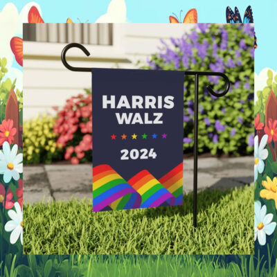 LGBT Vote Harris Walz 2024 Flags