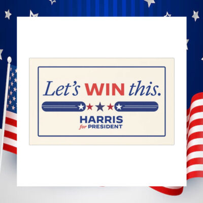 Let's Win This Harris For President 2024 Car Magnets
