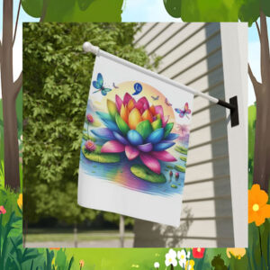 Lotus Childless Cat Kamala Flag