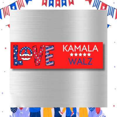 Love For Kamala Walz Sticker