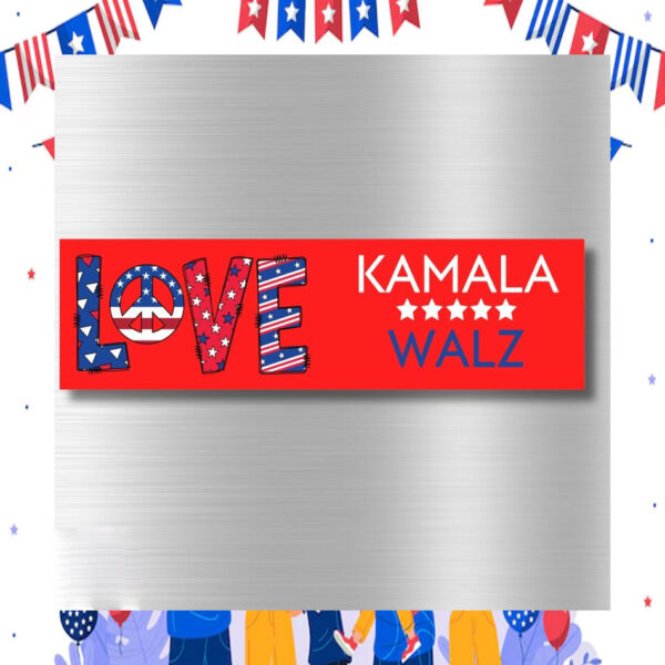 Love For Kamala Walz Sticker