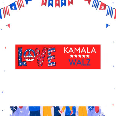 Love For Kamala Walz Sticker
