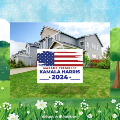 Madame President Kamala Harris 2024 Election Yard Signs