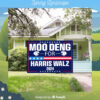 Moo Deng For Harris Walz 2024 Yard Signs