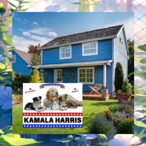 My President My Future Dogs And Cats For Kamala Harris Yard Sign