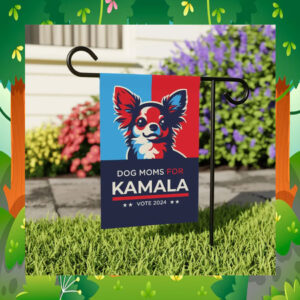 Official Dog Moms For Kamala Vote 2024 Flag