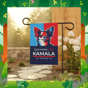 Official Dog Moms For Kamala Vote 2024 Flag