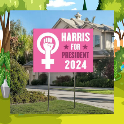 Official Harris For President 2024 Yard Signs