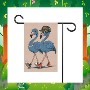 Official Kamala Harris Blue Flamingo Flag