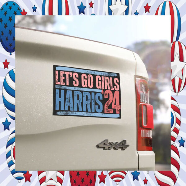 Official Let's Go Girls Harris 24 Car Magnet