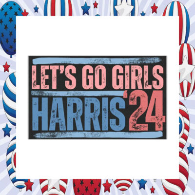 Official Let's Go Girls Harris 24 Car Magnet