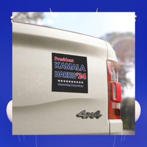 President Kamala Harris 24 Preserving Democracy Car Magnet