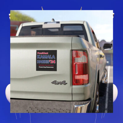 President Kamala Harris 24 Preserving Democracy Car Magnet