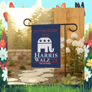 Republicans For Harris Walz 24 For The People Flag