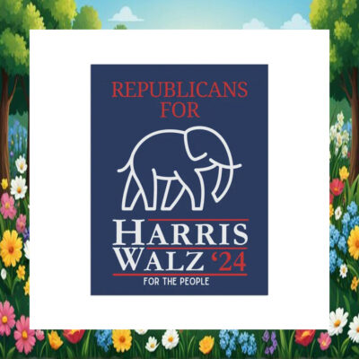 Republicans For Harris Walz 24 For The People Flags