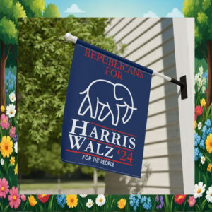 Republicans For Harris Walz 24 For The People Flags
