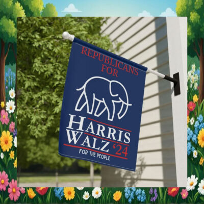 Republicans For Harris Walz 24 For The People Flags