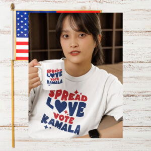 Spread Love Vote Kamala Mug