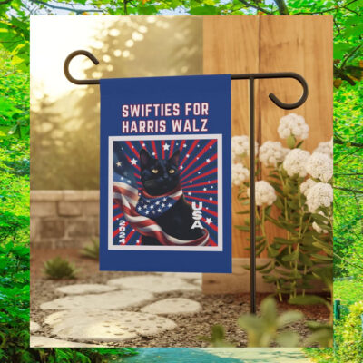 Swifties For Black Cat Harris Walz 2024 Flag