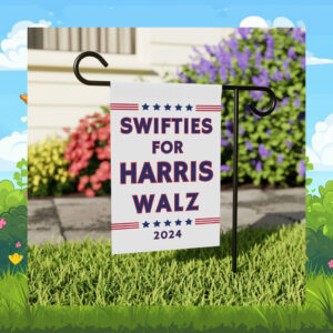 Swifties For Harris Walz 2024 Garden Flag
