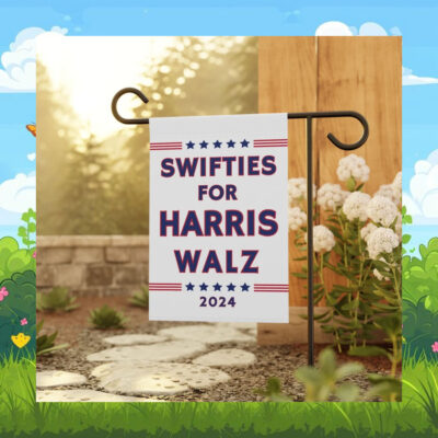 Swifties For Harris Walz 2024 Garden Flag