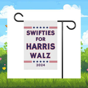 Swifties For Harris Walz 2024 Garden Flag
